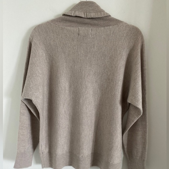 Rachel Roy Sweater 100% Merino Wool Cowl Neck Size XL - Picture 3 of 5
